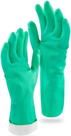 [1319012] Libman Heavy Duty Latex Free Nitrile Gloves (1 pack) - Large, Reusable