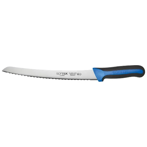 [KSTK-91] Sof-Tek 9 1/2" Serated High Carbon German Steel Bread Knife with TPR Handle
