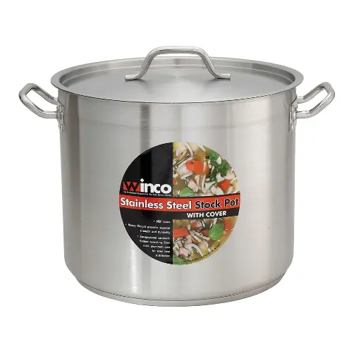 [SST-32] 32-Qt Stainless Steel Stock Pot - Induction Ready