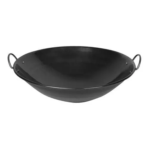 Iron Wok, Riveted Handles, 26"