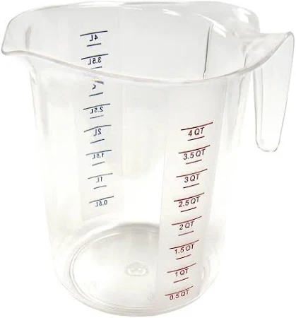 [PMCP-400] Polycarbonate Measuring Cups, 4 QT