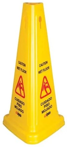 [WCS-27T] 27" Tri-Cone Wet Floor Caution Sign