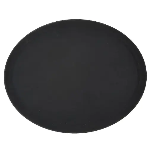 [TRH-2722K] Winco Easy-Hold Black Rubber Lined Plastic Tray, 22" x 27" 