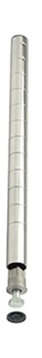 [VC-86P] Chrome Plated Post for Wire Shelves, 86" H