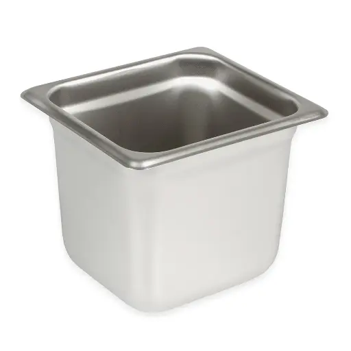 [H22G606] HiendL Anti-Jam 1/6 Size Steam Table Pan, 6" Deep, S/S, 22 Gauge, NSF