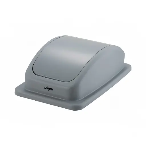 [PTCL-23] Rectangle Dome Trash Can Lid, Gray