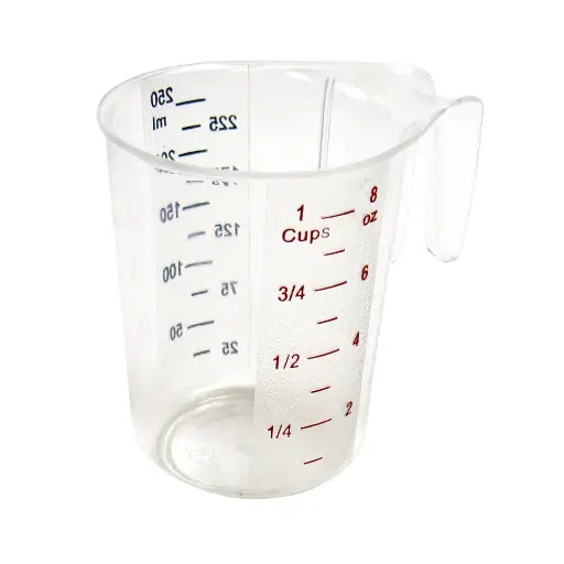 [PMCP-25] Polycarbonate Measuring Cups, 1 Cup