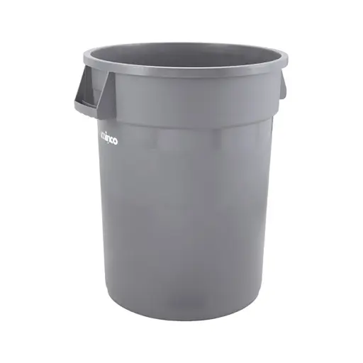 [DIN 320103] 32 Gallon Plastic Can, Gray