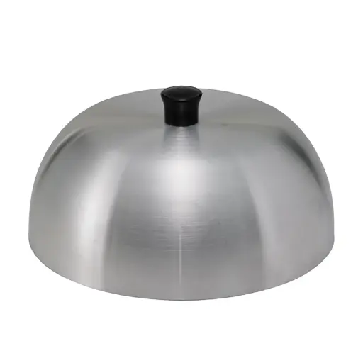 [AHC-6] Basting Cover, 6" dia, round, dome shape, with black knob
