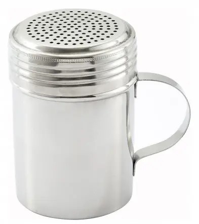 [DRG-10] 10-oz Dredge w/ Handle, Stainless