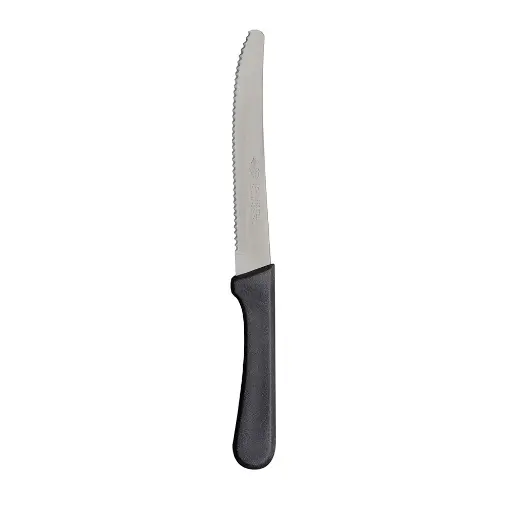 [K-50P] Round Tip Steak Knife w/ 5-in Blade & Plastic Handle