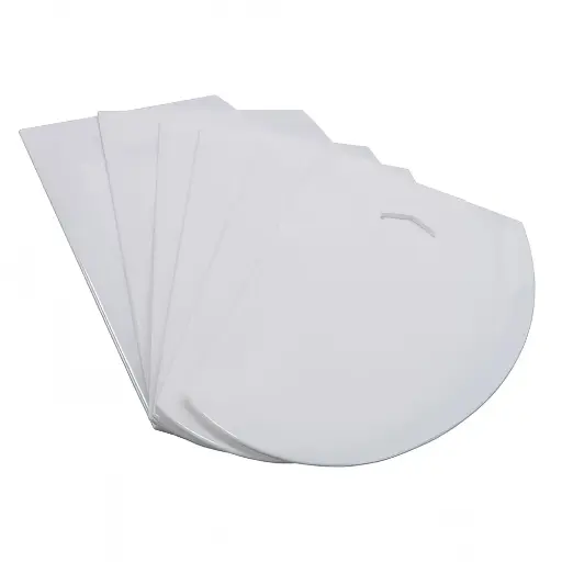 [PDS-7] Dough Scraper - 7-1/2x4-3/4-in, Plastic