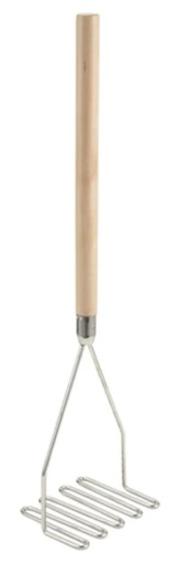 [PTM-18S] 4-1/2" X 17-3/4" Square Potato Masher