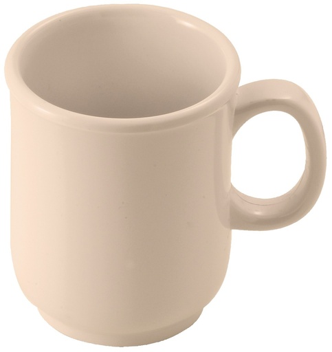 [MMU-8] Bulbous Melamine Mug, 8-Ounce, Tan