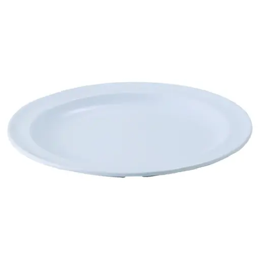 [MMPR-10W] Round Melamine Plate, 10-1/4", White