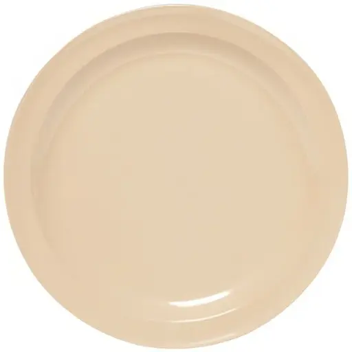 [MMPR-10] Round Melamine Plate, 10-1/4", Tan