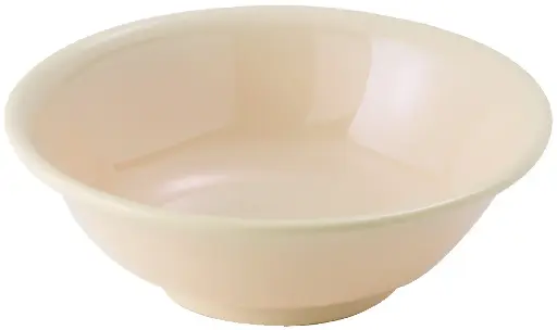 [MMB-22] Melamine Rimless Bowl, 22-Ounce, Tan
