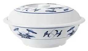 [KT050B] 70 OZ 10"BOWL W/LID WATER LILY