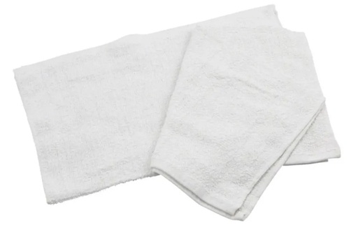 [BTW-30] Winco Cotton Bar Towel, 16" x 19", White (Dozen)