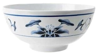 [M606B] 24 OZ,6"FLUTED BOWL,WATER LILY