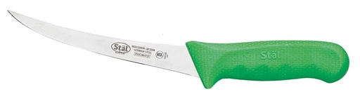 [KWP-60G] Stal 6" Boning Knife, Green PP Hdl, Curved