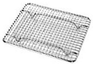 [SLWG002] 8" x 10", 1/2 Size Wire Grate with Stable Feet, allows pastries to cool down, Chrome Plated