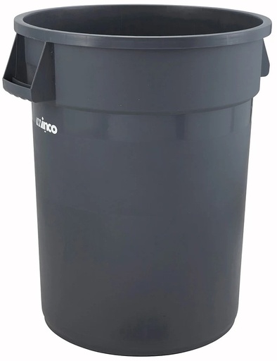 [PTC-44G] 44 Gal Round Trash Can, Gray