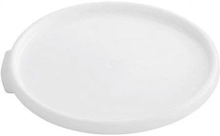 [PLRFC121822PP] Cover, fits 12 QT, 18 QT or 22 QT Round Food Storage Container, White, Polypropylene, NSF