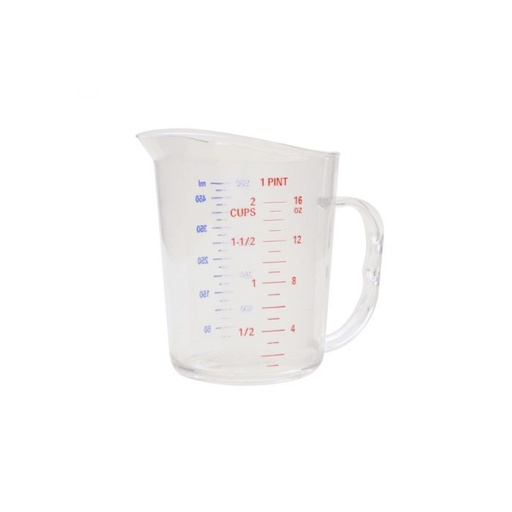 [PLMD016CL] 1 Pint / 0.50 L Polycarbonate Measuring Cup