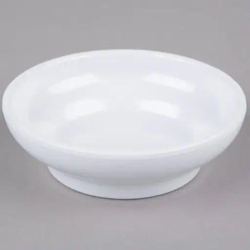 [ML351W1] Salsa Dish, 4.5 oz., White Melamine, - 12/Pack