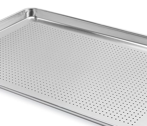 [ALSP1813PF] 18" x 13", Half Size Sheet Pan, Perforated, Aluminum, Oven Safe