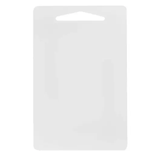 [PLCB008] Cutting Board, 6" x 10" x 3/8", polyethylene, white, NSF