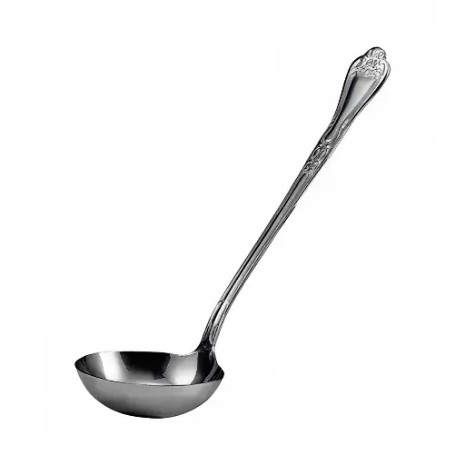 [LE-4] Gravy & Soup Ladle, 4 oz, S/S, Elegance, 13"