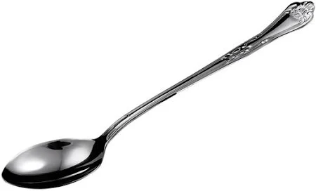 [LE-13] Solid Spoon, S/S, Elegance, 13"