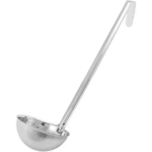[LDI-10] 10 oz Ladle, One-piece, S/S
