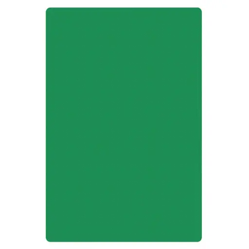 [PLCB241805GR] Cutting Board, 24" x 18" x 1/2", Green Color, NSF, Thunder Group