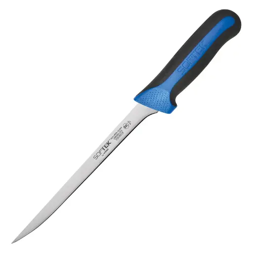 [KSTK-82] SofTek, 8" Flex Fish Knife, Soft Grip Handle