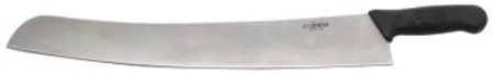 [KPP-18] Pizza Knife, 18", Slicer, w/ Black Plastic Handle, Stainless Steel