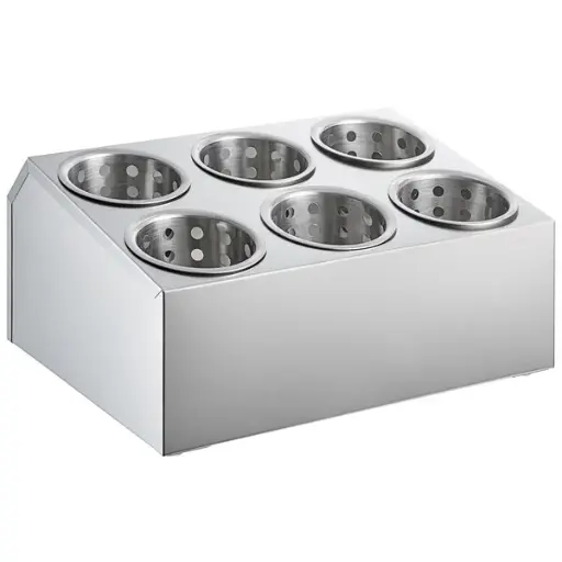 [FC-6H] Flatware Cylinder Holder, 2 Tier w/ 6 Holes