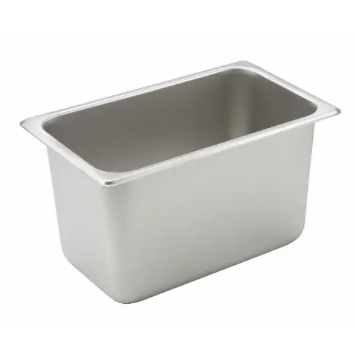 [STPA4146] 1/4 Size Steam Table Pan, 6" Deep, Anti-Jam, Stainless Steel, NSF, 25 Gauge