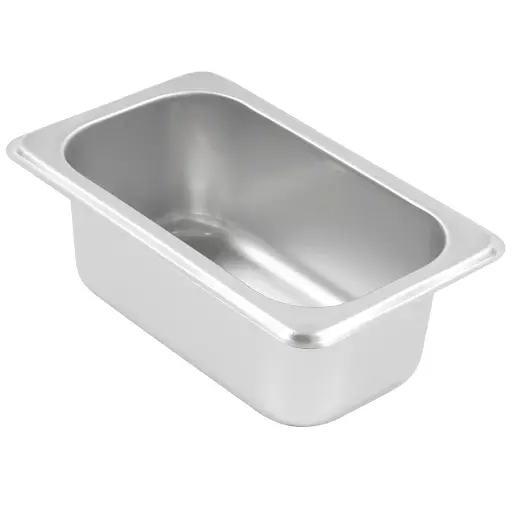 [ECO0929] Anti-Jam Stainless Steel Steam Table / Hotel Pan - 1/9 Size 2 1/2" Deep, 24 Gauge