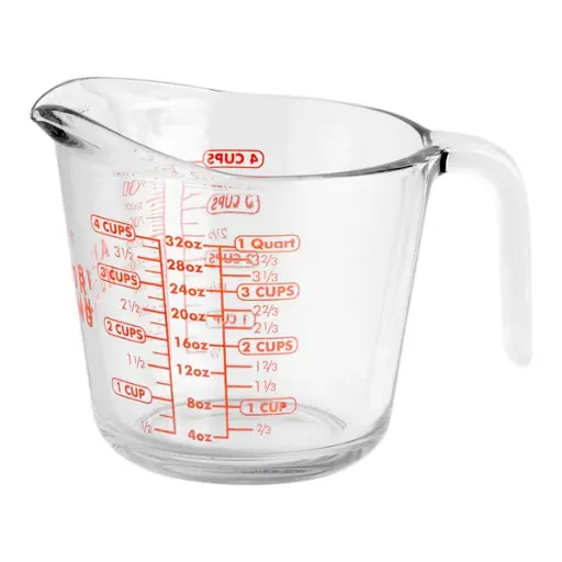 [55178L20] 32 oz. Clear Glass Measuring Cup, Anchor Hocking