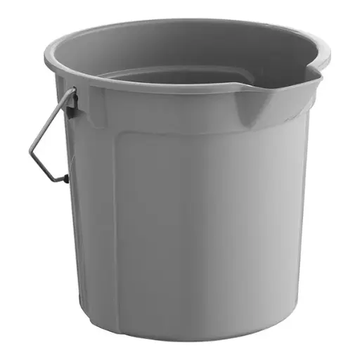 [ECOPL10QGY] 10 Qt. Gray Round Bucket