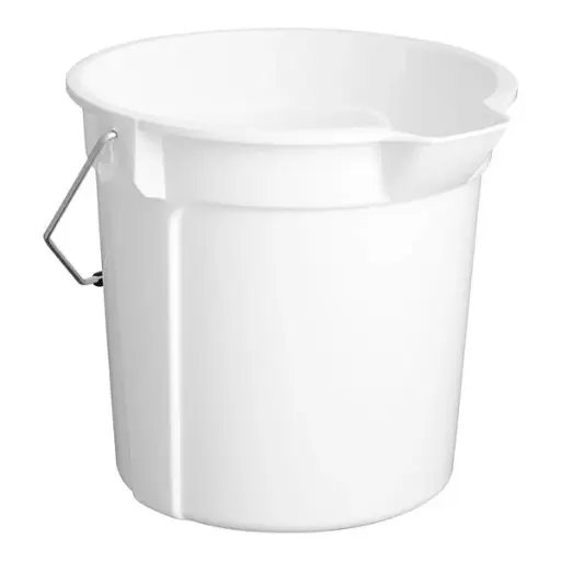 [ECOPL14QWH] 14 Qt. White Round Bucket
